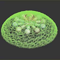 Contemporary Transparent Textured Glass Sphere Pendant Lighting Combination With Modern Design