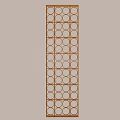 Modern metal partition lattice 3d model