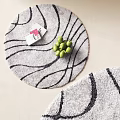 Modern Round Carpet 3d model