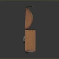 UNCHARTED Fashion Accessory Ring In Open Wooden Box With Black Velvet Lining And Brand Mark