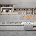 Modern Open Kitchen Interior Design With Island Counter And Appliances