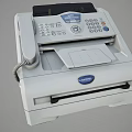 Modern Office Appliances Desktop Fax Machines With Phone And Control Panel Design