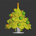 Pikachu Wearing Santa Hat And Scarf Next To Christmas Tree With Poké Balls And Star