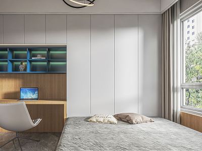 Modern Tatami Bedroom model