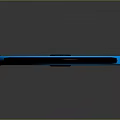 Blue Frame Black Handle Tennis Racket With Durable Strings For Daily Use