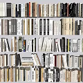 Diverse Books And Magazines Collection On Shelves With Various Sizes And Colors