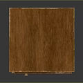 Wooden Square Storage Box With Small Metal Lock And Natural Grain