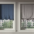 Elegant Roman Blinds In Various Colors And Styles For Home Window Decor
