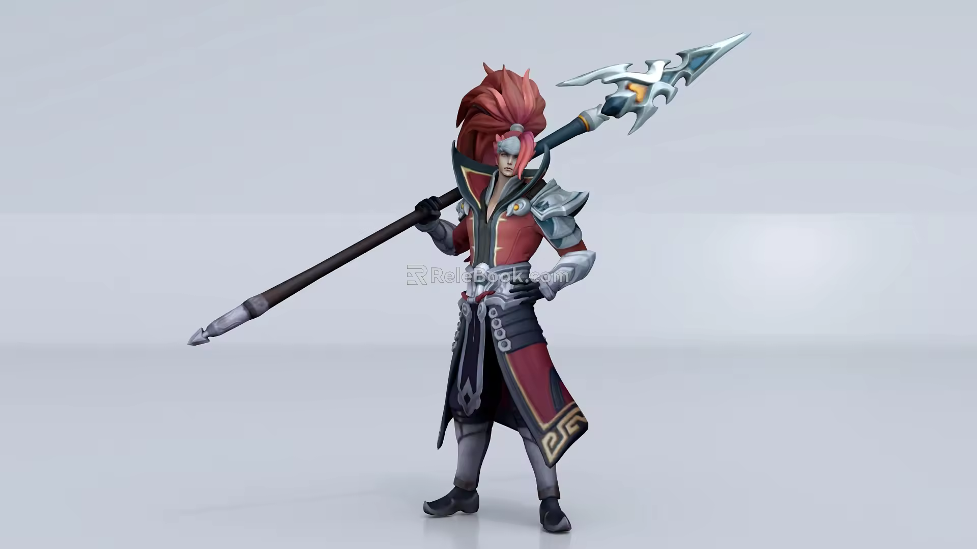 Game Character Han Xin 3d model
