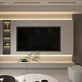 Modern Minimalist Living And Dining Room With Cozy Soft Furnishings And Bright Large Window View
