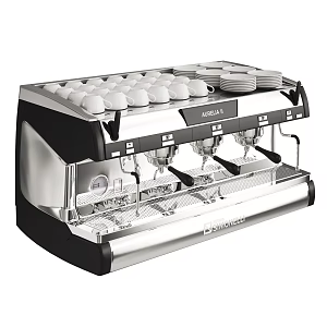 Metal coffee machine Modern coffee machine 3d model
