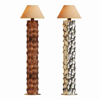 Modern Metal Light Luxury Floor Lamp 3d model