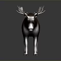 Moose Shaped Decorative Figurine As Unique Home Living Decoration Accessory