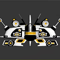 Modern fighter sci-fighter sci-fighter space fighter 3d model