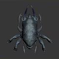 Monstrous Spider Like Creature With Multiple Legs Rough Textured Body And Sharp Claws 3d model