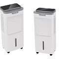 PATON Air Cooler Fans Two White Standing Portable with Wheels and Efficient Cooling