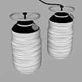 Silver Stacked Design Household Decorative Items With Black Top And Round Handles