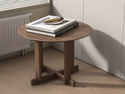 Modern Side Table Corner Table Combination Small Coffee Table Wood Square 3d model