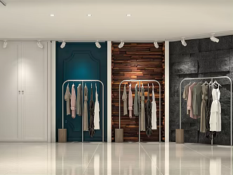 Modern Clothing Store Clothing Office 3d model