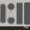 Modern Mirror 3d model