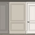 Modern Flush Doors In Gray And White Tones For Contemporary Home Interiors