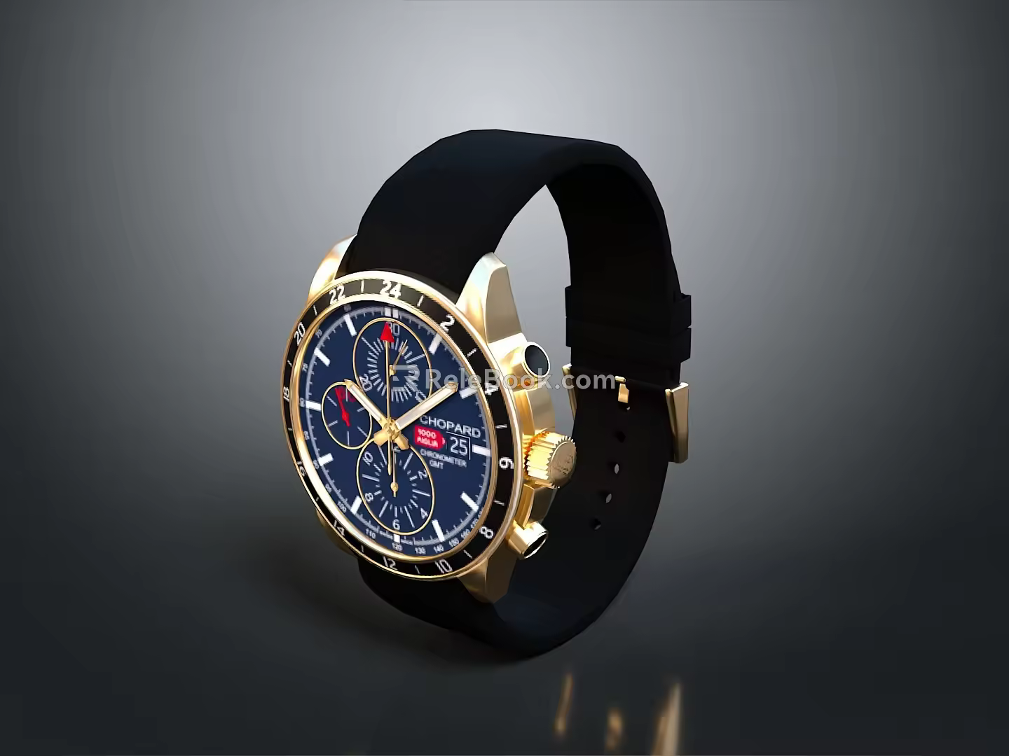 Waterproof Watch Technology Watch High Tech Watch Science Fiction Watch Modern Editable Screen 3d model