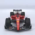 Red Formula 1 Racing Car With Aerodynamic Body Shell And Mission Winnow Logos