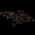 Stylish Modern Metal Wall Decor With Geometric And Floral Pattern Designs