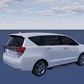Modern White MPV With Sleek Exterior Black Grille LED Headlights And Silver Wheels