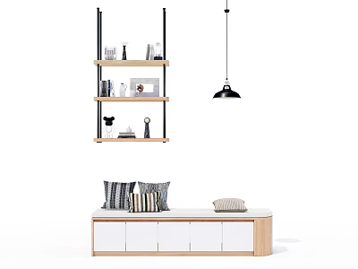 Modern Hanger Simple Multiplayer Sofa 3d model