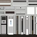 Various Types of Air Conditioners and Fans Home Cooling Appliances