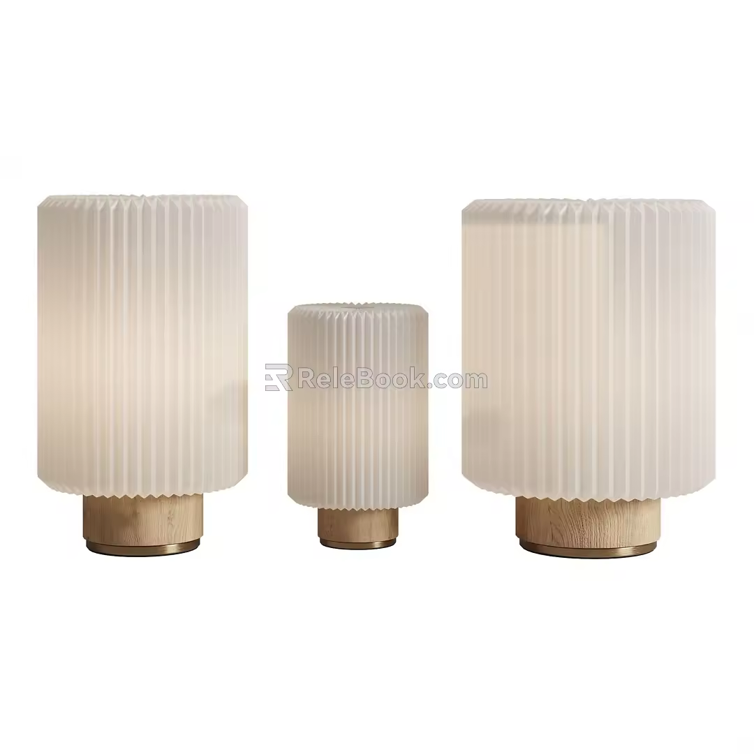 Nordic Table Lamp 3d model