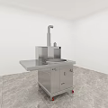 Stainless Steel Kitchen Appliance with Mobile Workstation Sink and Range Hood Countertop
