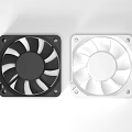 Square Black And White Computer Cooling Fans Design For PC Systems 3d model