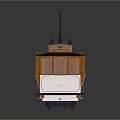Vintage Tram Featuring Classic Design And Exterior 3d model