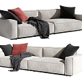 Poliform double sofa 3d model