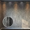 Elegant Architectural Component With Textured Surface And Intricate Carved Patterns Under Lighting