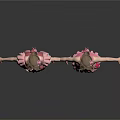 Two 3D Female Characters With Pink Tops Red Long Skirt And Pink Short Skirt