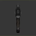 Tactical Black Combat Rifle With Scope Detachable Magazine And Ergonomic Stock