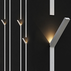 Simple Wall Lamp Wall Lamp Square Wall Lamp Strip Wall Lamp Simple Wall Lamp Shape Wall Lamp 3d model