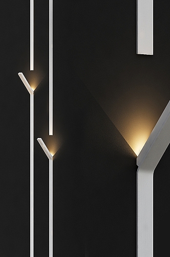 Simple Wall Lamp Wall Lamp Square Wall Lamp Strip Wall Lamp Simple Wall Lamp Shape Wall Lamp 3d model