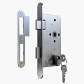 Stainless Steel Door Lock Set With Lock Body Keys And Security Hardware Components