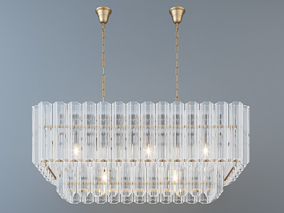 Modern Crystal Chandelier Fashion Simple Metal Crystal Chandelier model