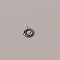 Black Flexible Coiled Cable With USB Connector Durable And Portable Daily Household Accessory