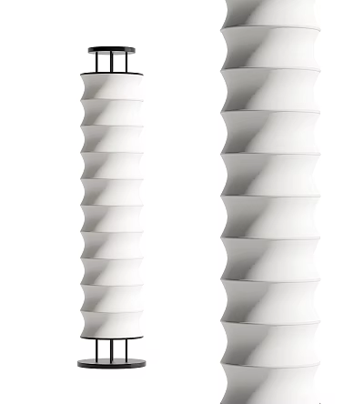 Modern Floor Lamps With Unique Layered Design 3d model