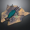 Futuristic Multi Wing Spacecraft Design With Green Module Advanced Structure For Interstellar Exploration