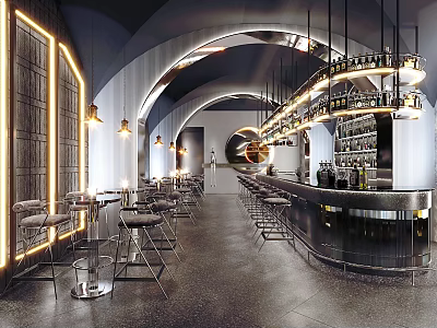 The Modern Bar 3d model