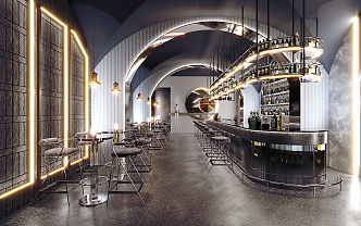 The Modern Bar 3d model