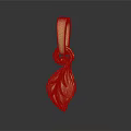 Elegant Golden Leaf Shaped Pendant Design For Daily Life Accessories