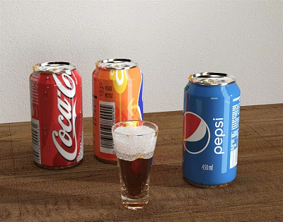 Modern Coke 3d model